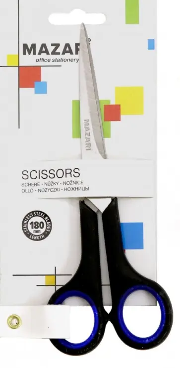 Ножницы 180 мм "BE TOP" (M-5602) обложка книги