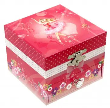 Шкатулка музыкальная "Балерина в красном" (20000) (20036JK) обложка книги