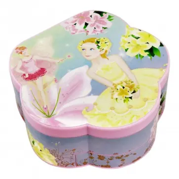 Шкатулка музыкальная "Девочка, фея, цветы" (581000) (581020jk) обложка книги