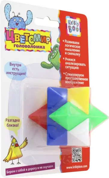 Головоломка "Цветомир. Ёжик" (68568) обложка книги