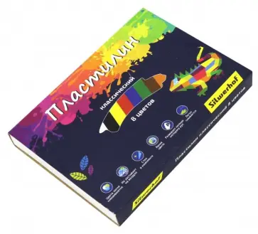 Пластилин 8 цветов "Цветландия" (956151-08) Пластилин 8 цветов "Цветландия" (956151-08) обложка книги