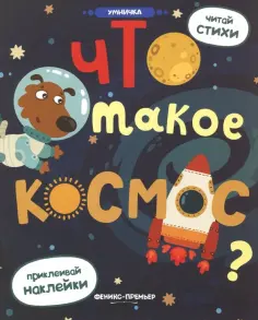 Юлия Разумовская - Что такое космос? Книжка с наклейками обложка книги