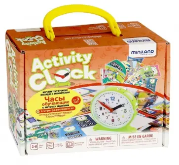 Набор обучающий. Часы "Activity Clock" в чемодане (45311) обложка книги