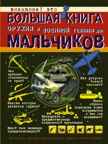 Вячеслав Ликсо - Большая книга оружия и военной техники для мальчиков Вячеслав Ликсо - Большая книга оружия и военной техники для мальчиков обложка книги