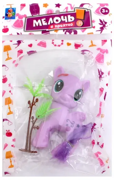 Пони с пальмой, 6 шт в ассортименте (Т10047) обложка книги