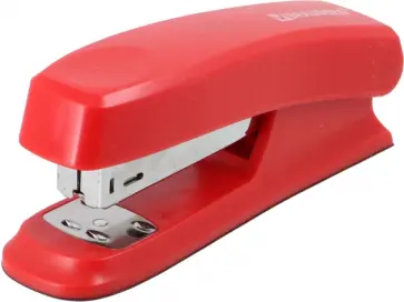 Степлер Option, №24/6, до 25 листов, красный обложка книги