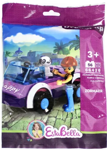 Конструктор "Лиловый кабриолет" (66428) обложка книги