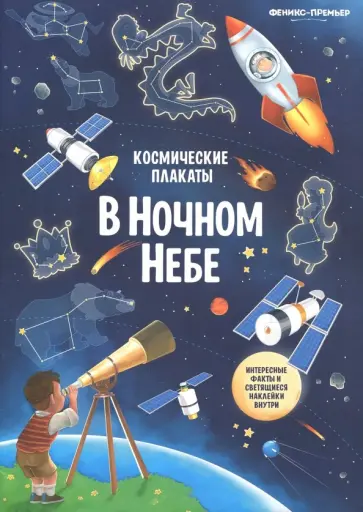 Анна Прищеп - Космические плакаты. В ночном небе Анна Прищеп - Космические плакаты. В ночном небе обложка книги