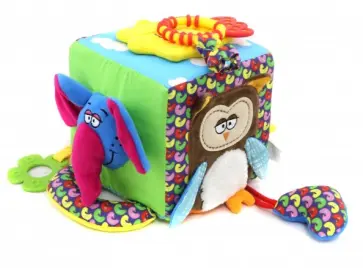 Игрушка мягкая развивающая "Куб" (TE8021-15/ВВ1279) обложка книги