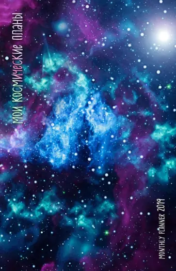 Мои космические планы. Monthly Planner 2019 обложка книги