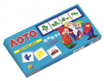 Лото 16 фишек "Изучаем цвета" (ИН-8728) обложка книги