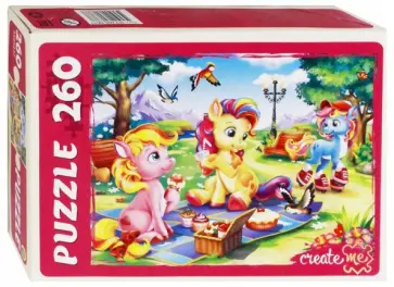Puzzle-260 "Пони на пикнике" (ПУ260-0637) обложка книги