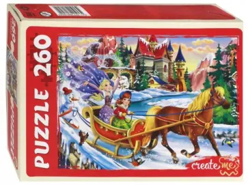 Puzzle-260 "Принцессы на прогулке" (ПУ260-0641) обложка книги