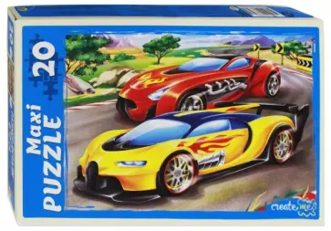 Maxi puzzle-20 "Супер гонки" (ПМ-6357) обложка книги