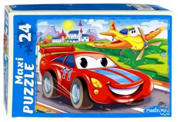 Maxi puzzle-24 "Быстрые гонки" ПМ-6360 обложка книги