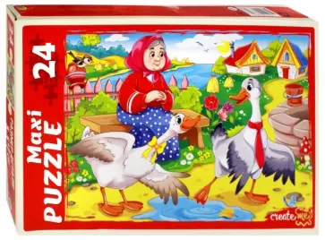 Maxi puzzle-24 "Два весёлых гуся" (ПМ-6358) обложка книги