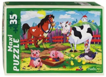 Maxi puzzle-35 "Любимая ферма" (ПМ-6363) обложка книги