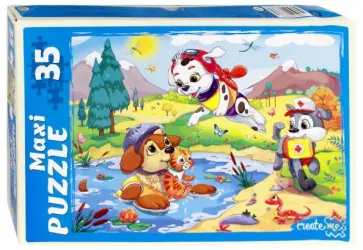 Maxi puzzle-35 "Щенки спасатели" (ПМ-6365) обложка книги
