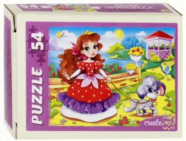 Puzzle-54 "Юная принцесса" (П54-8519) обложка книги