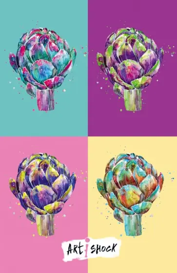 Блокнот. Артишок (Поп-арт), А5-, нелинованный обложка книги