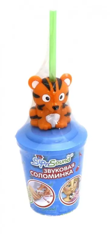 Звуковая соломинка (тигр) (16003-3) обложка книги