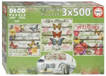 Пазл 3х500 Загородный сад (17965) Пазл 3х500 Загородный сад (17965) обложка книги