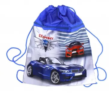 Мешок для обуви с карманом "ДВА АВТОМОБИЛЯ-1" (МО-5959) обложка книги