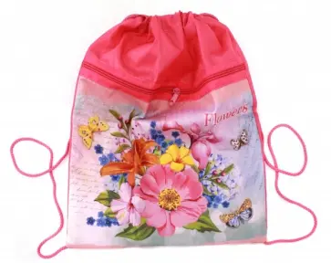 Мешок для обуви с карманом НЕЖНЫЙ БУКЕТ (МО-5972) обложка книги