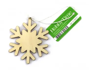 Заготовка для декорирования "Снежинка" (8х6,7 см) (2-743/17) обложка книги