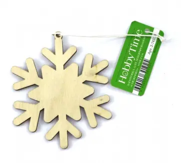 Заготовка для декорирования "Снежинка" (10х8,3 см) (2-743/18) обложка книги