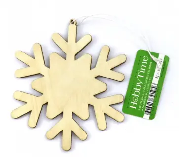 Заготовка для декорирования "Снежинка" (12х10,2 см) (2-743/19) обложка книги