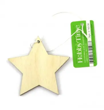 Заготовка для декорирования "Звезда" (8х7,7 см) (2-743/20) обложка книги