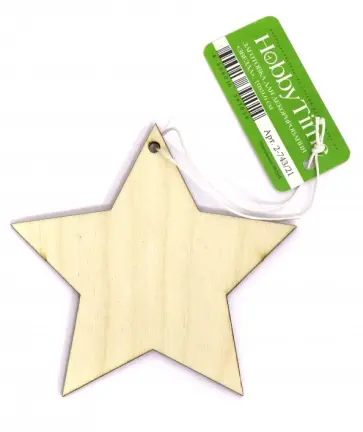 Заготовка для декорирования "Звезда" (10х9,6 см) (2-743/21) обложка книги