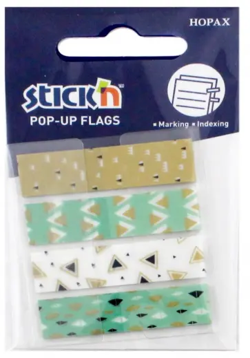 Закладки самоклеящиеся пластиковые 20 листов, 4 цветов (26085) обложка книги