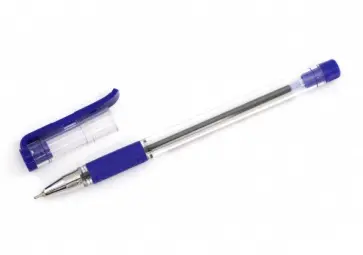 Ручка шариковая MR. GRIP, синяя обложка книги