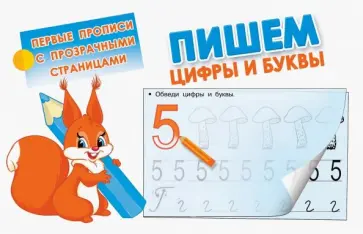 Пишем цифры и буквы обложка книги