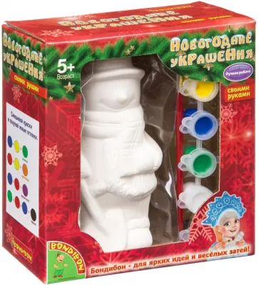 Набор "Новогодние украшения. Снеговик" (ВВ1700) обложка книги