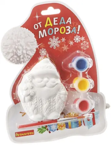 Набор "Елочные украшения. Шапка Дед Мороза" (ВВ1599) обложка книги