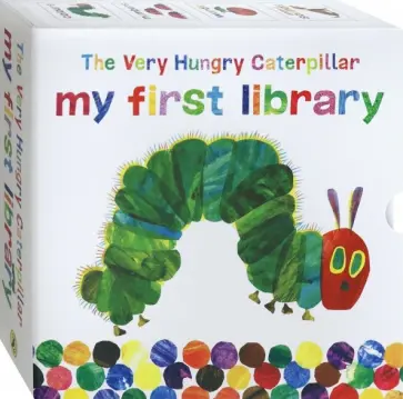 Eric Carle - Very Hungry Caterpillar. My first library (4-book) обложка книги
