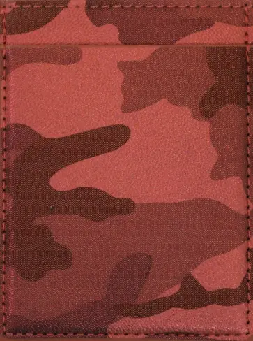 Чехол для пластиковых карт "Камуфляж" (78х105 мм, красный, 3 отделения) (47747) обложка книги