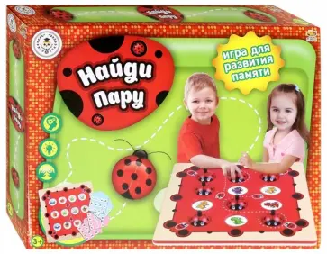 Игра настольная "Найди пару" (РТ-00923) обложка книги