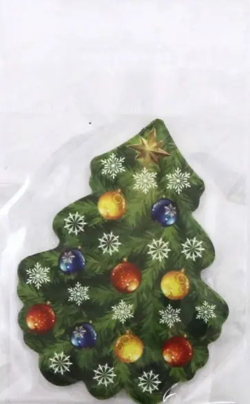 Магнит мягкий (62х82) "Ёлка/снежинки" обложка книги