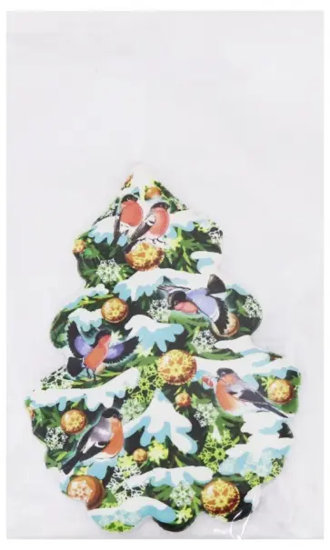 Магнит мягкий "Ёлка. Со снегирями" (62х82 мм) обложка книги