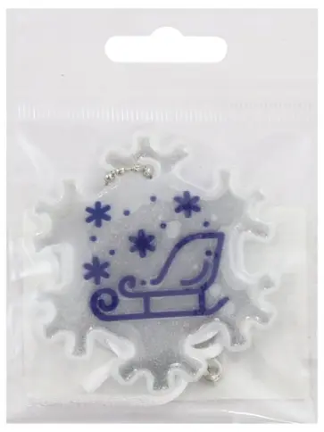 Фликер "Снежинка. Санки и снежинка" обложка книги