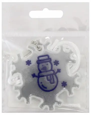 Фликер "Снежинка. Снеговик и елка" обложка книги