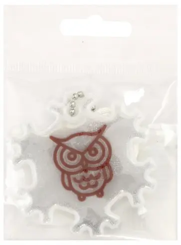 Фликер "Снежинка. Сова" обложка книги