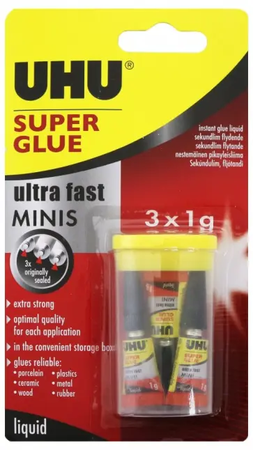 Клей универсальный "Super Glue" 3 штуки (45415) обложка книги