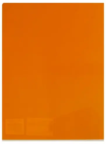 Папка-уголок A4 оранжевый (FU-C750-7) обложка книги