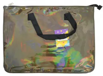 Папка для документов А3 "Графитовая голографическая" (48966) обложка книги