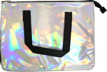 Папка для документов А4 "СЕРЕБРЯНЫЙ ГОЛОГРАФИЧЕСКИЙ" (48968) обложка книги